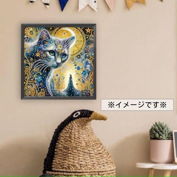 ダイヤモンドアート デコレーション アート ペインティング キット 猫