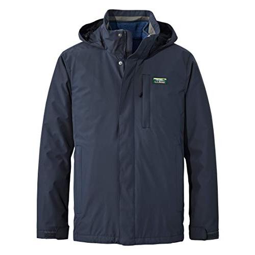 Carbon Navy/Ocean Blue_XL L.L.Bean（エルエルビーン） メンズ エル・エル・ビーン・セーター・フリース 3イン1 ジャケット XL Carbon Navy