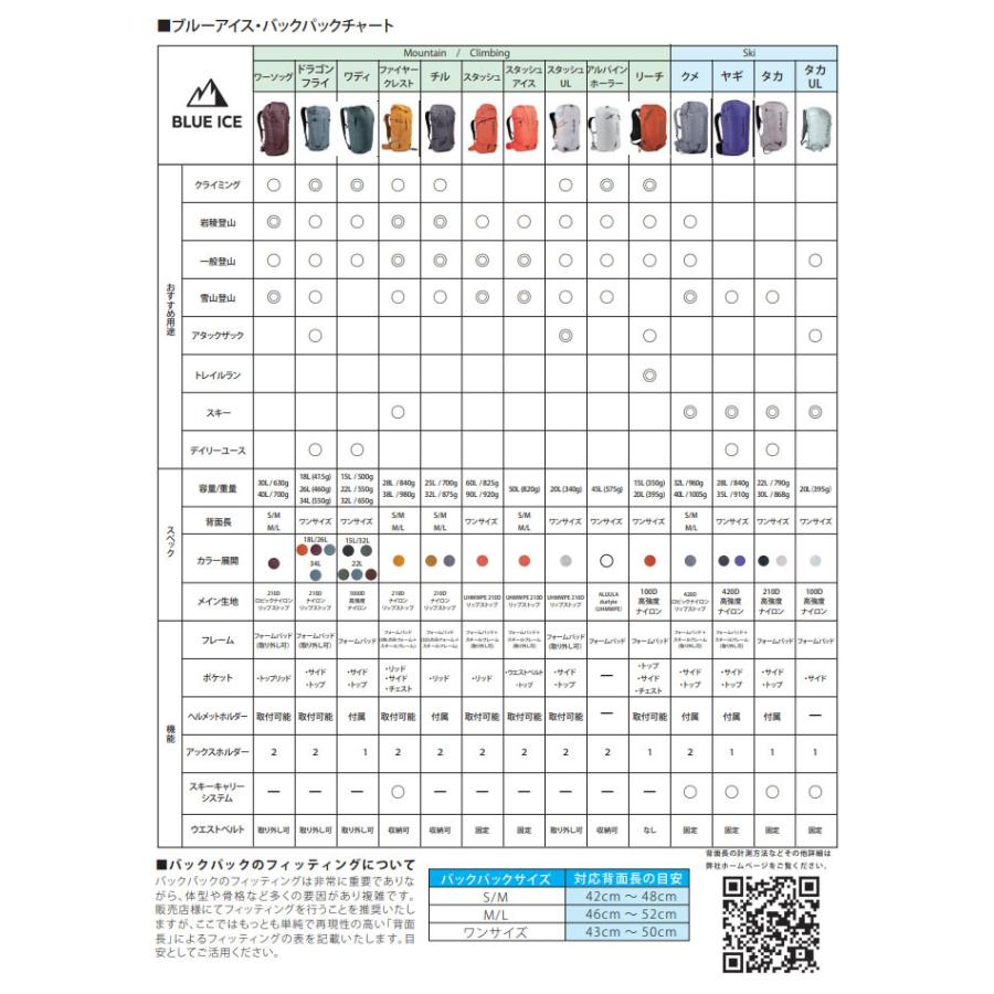 送料無料【ブルーアイス BLUEICE】クメ 32L スキーパック バックカントリー バックパック ザック リュック | BLUE ICE | 08
