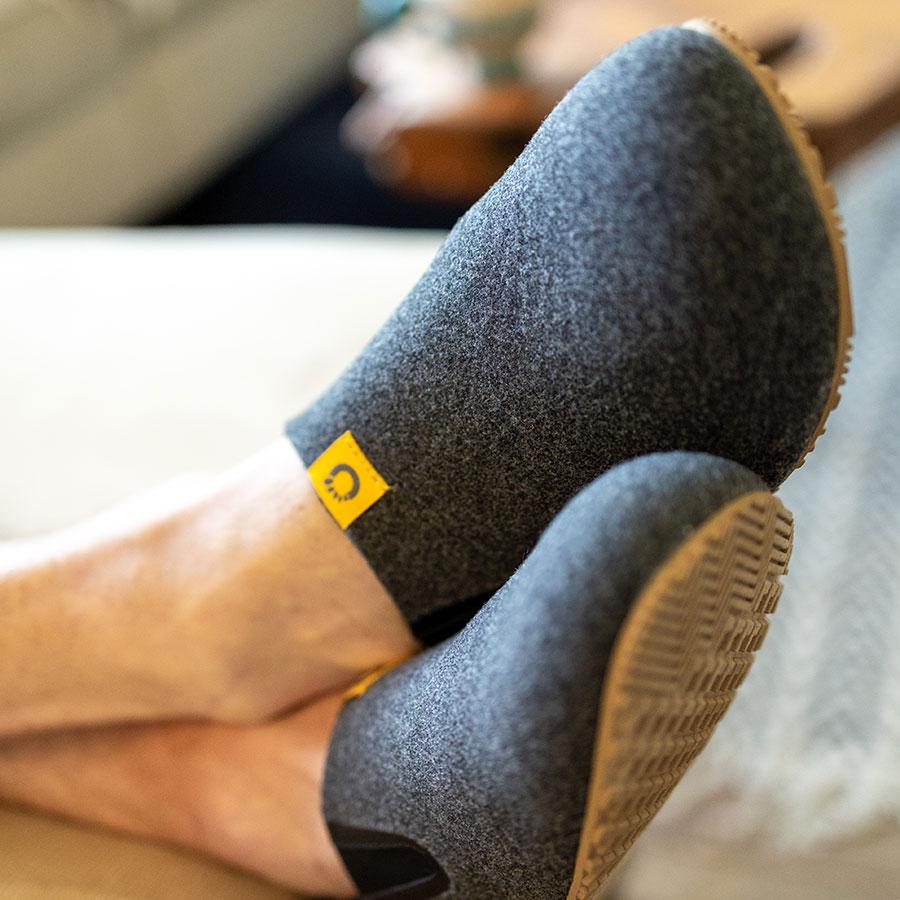 送料無料【ゼロシューズ XEROSHOES】M's パゴサ ベアフット 素足感覚 スリッパ ウール_16