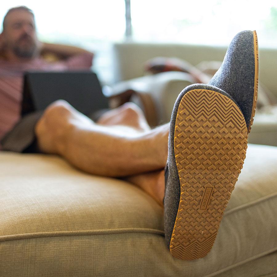 送料無料【ゼロシューズ XEROSHOES】M's パゴサ ベアフット 素足感覚 スリッパ ウール_17