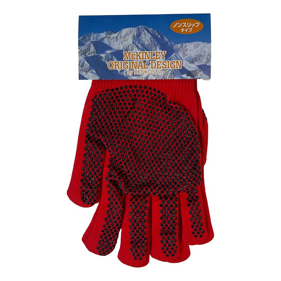 【マッキンレー】インナーグローブ ノンスリップ 指あり 滑り止め 登山 ハイキング グローブ アウトドア |  | 06