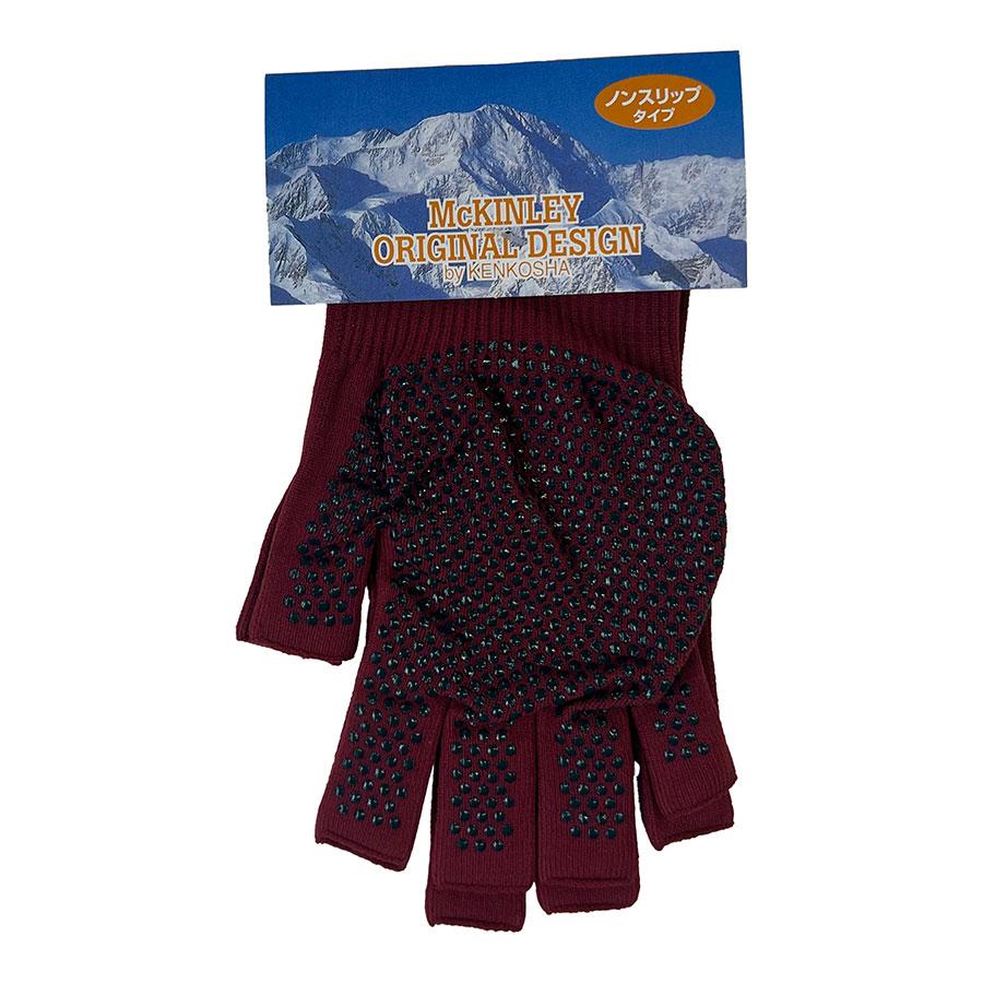 【マッキンレー】インナーグローブ ノンスリップショート 指無し 滑り止め 登山 ハイキング グローブ アウトドア |  | 01