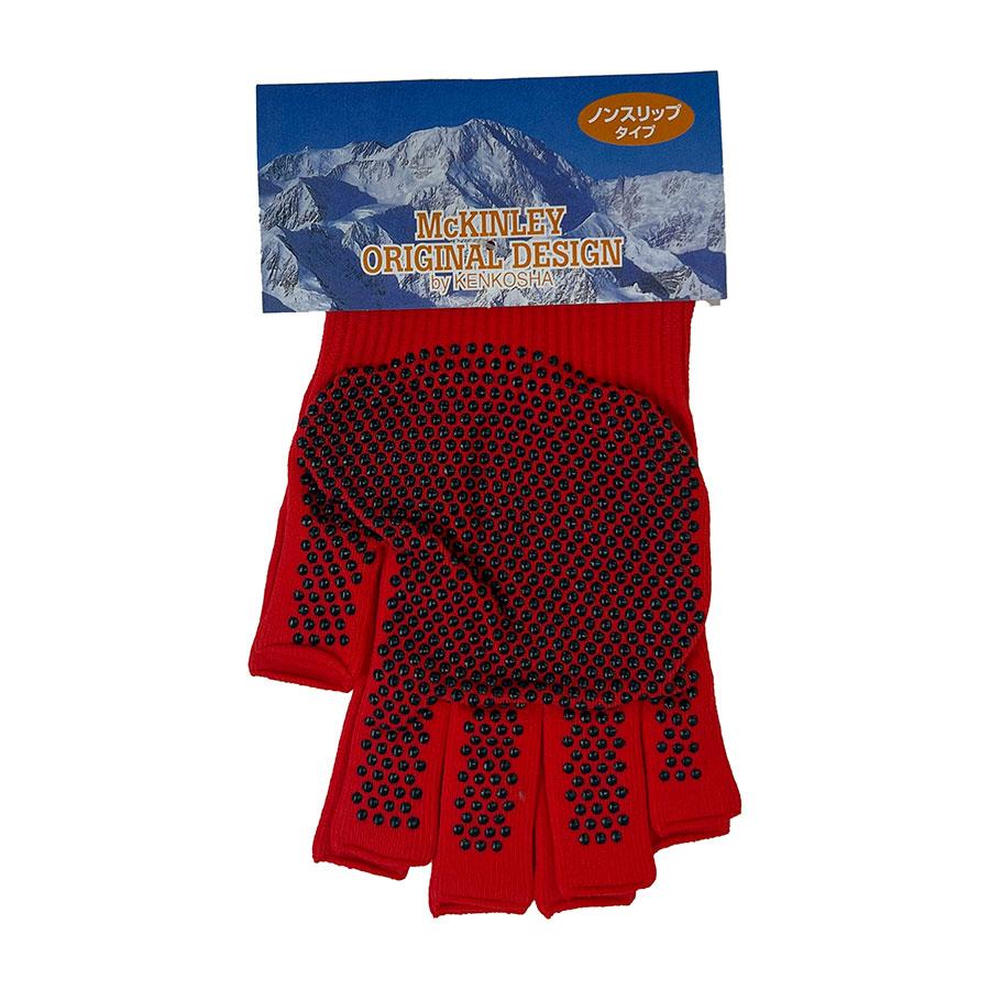 【マッキンレー】インナーグローブ ノンスリップショート 指無し 滑り止め 登山 ハイキング グローブ アウトドア |  | 06