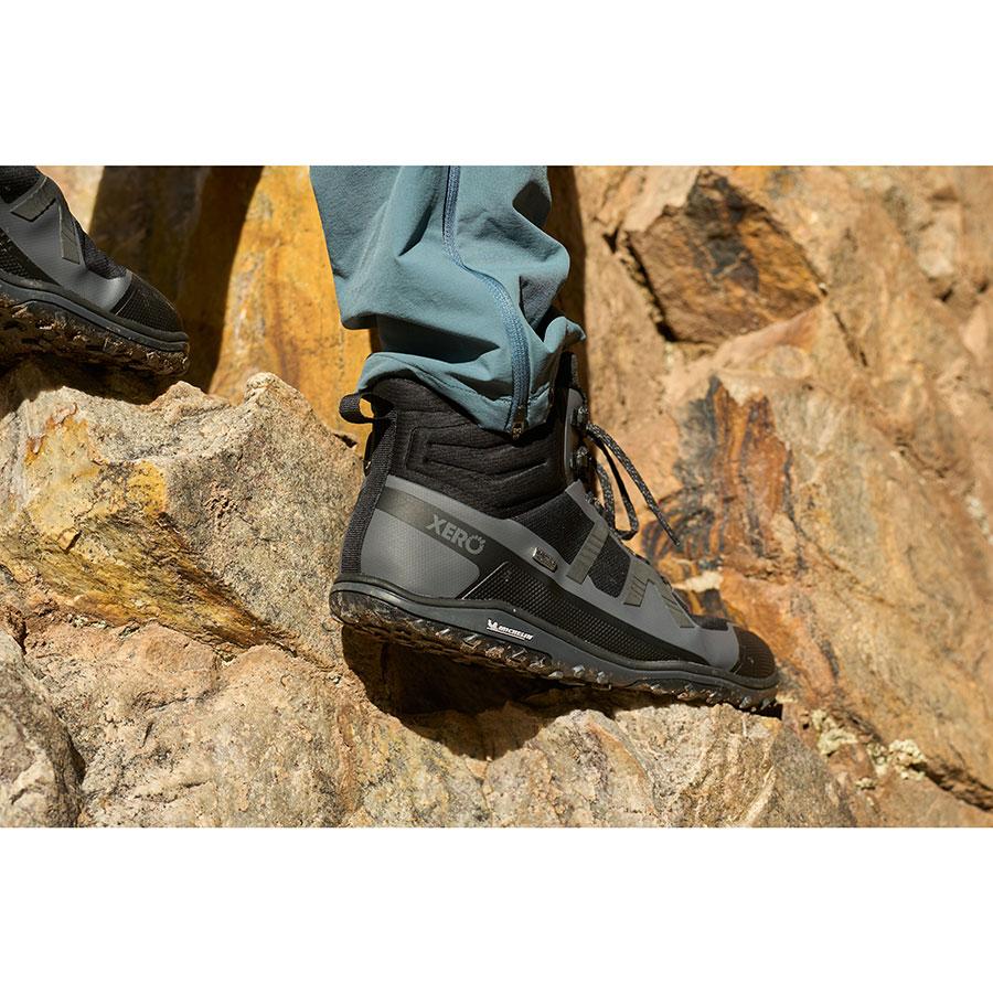 送料無料【ゼロシューズ XEROSHOES】M's スクランブラーミッド2 WP ベアフット ハイキング ミッドカット 登山 ミシュランの画像