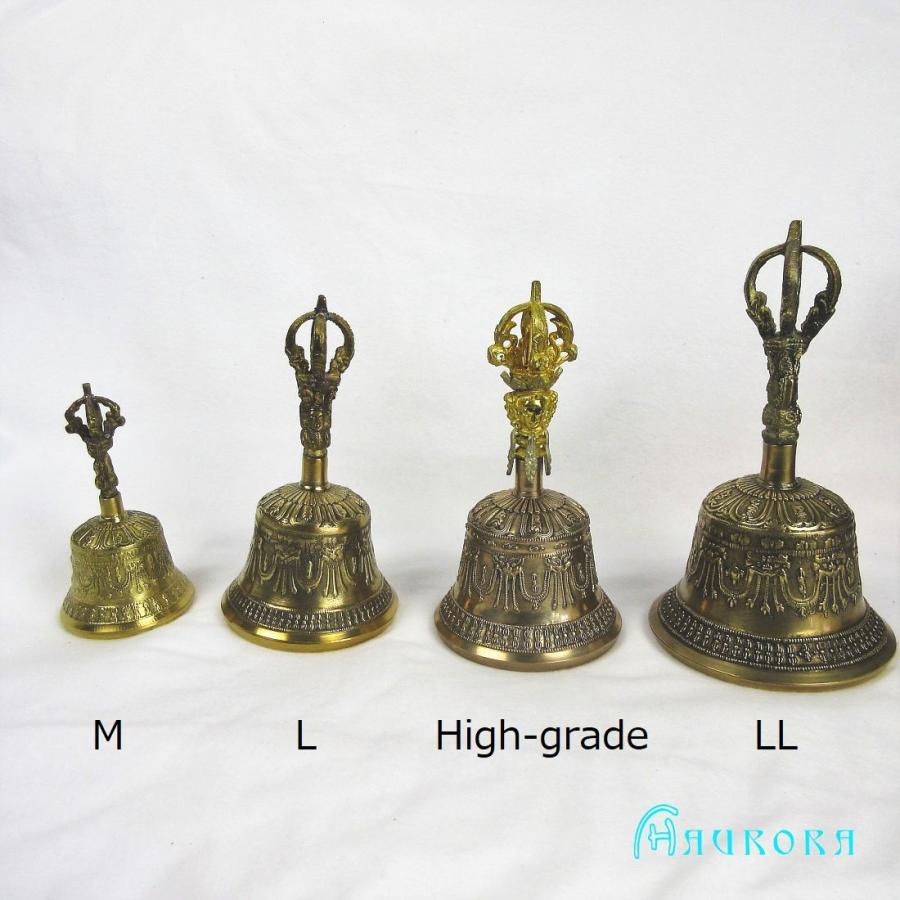 ガンター 金剛鈴 Lサイズ チベット密教法具 : オーロラYahoo!店 - 通販