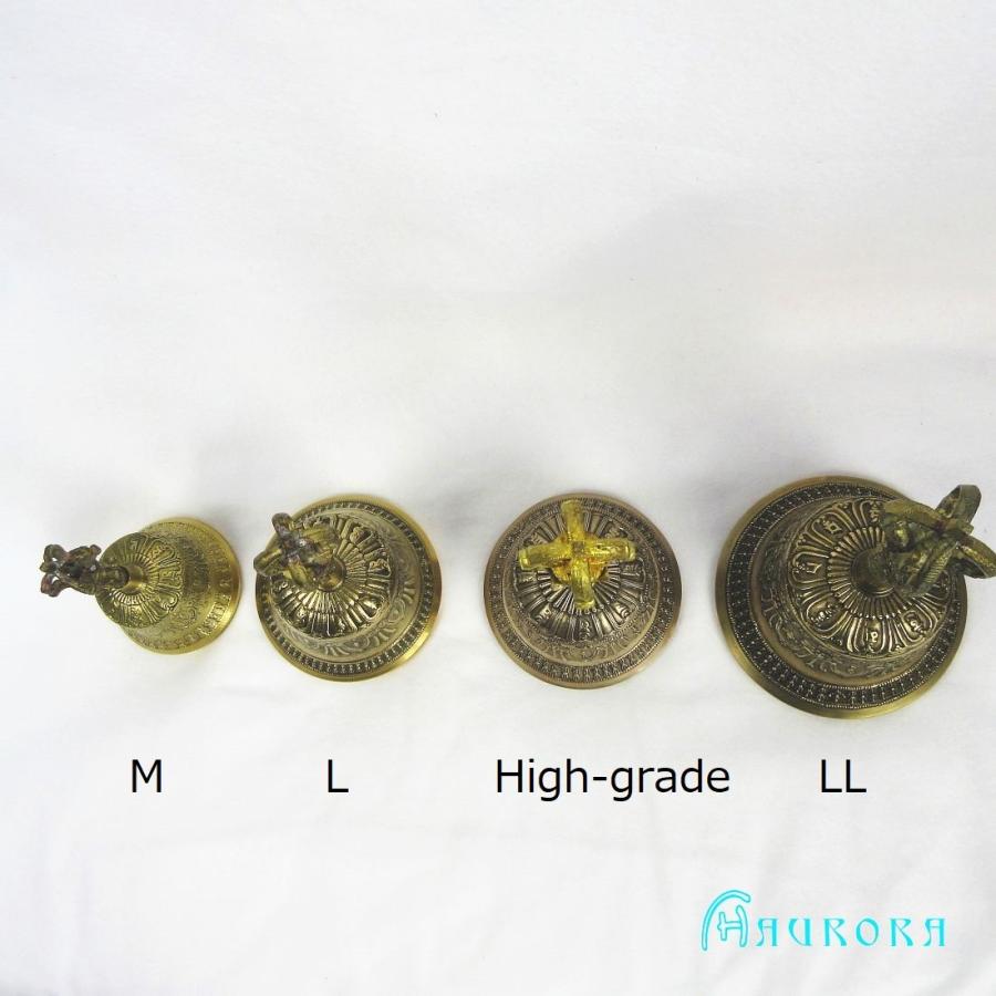 ガンター 金剛鈴 Lサイズ チベット密教法具 : オーロラYahoo!店 - 通販