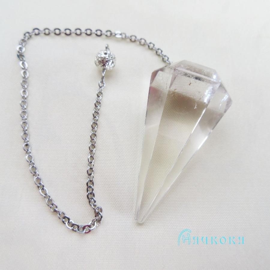 本水晶ペンジュラム（カット）11　フーチ　振り子　占い　リーディング　ペンデュラム | 