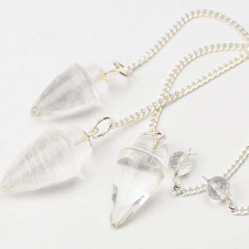 本水晶　ペンジュラム（ラディッシュ）　フーチ　振り子　占い　リーディング　ペンデュラム |  | 01