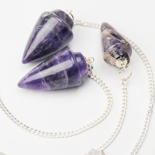 アメジストペンジュラム（ラディッシュ）　フーチ　振り子　占い　リーディング　ペンデュラム |  | 01