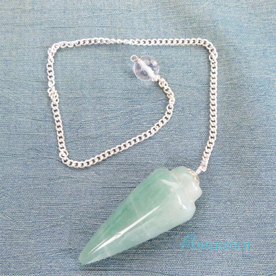 アベンチュリンペンジュラム（ラディッシュ）　フーチ　振り子　占い　リーディング　ペンデュラム |  | 02