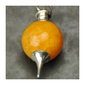 イエローアゲートペンジュラム（ポイント）　フーチ　振り子　占い　リーディング　ペンデュラム | 