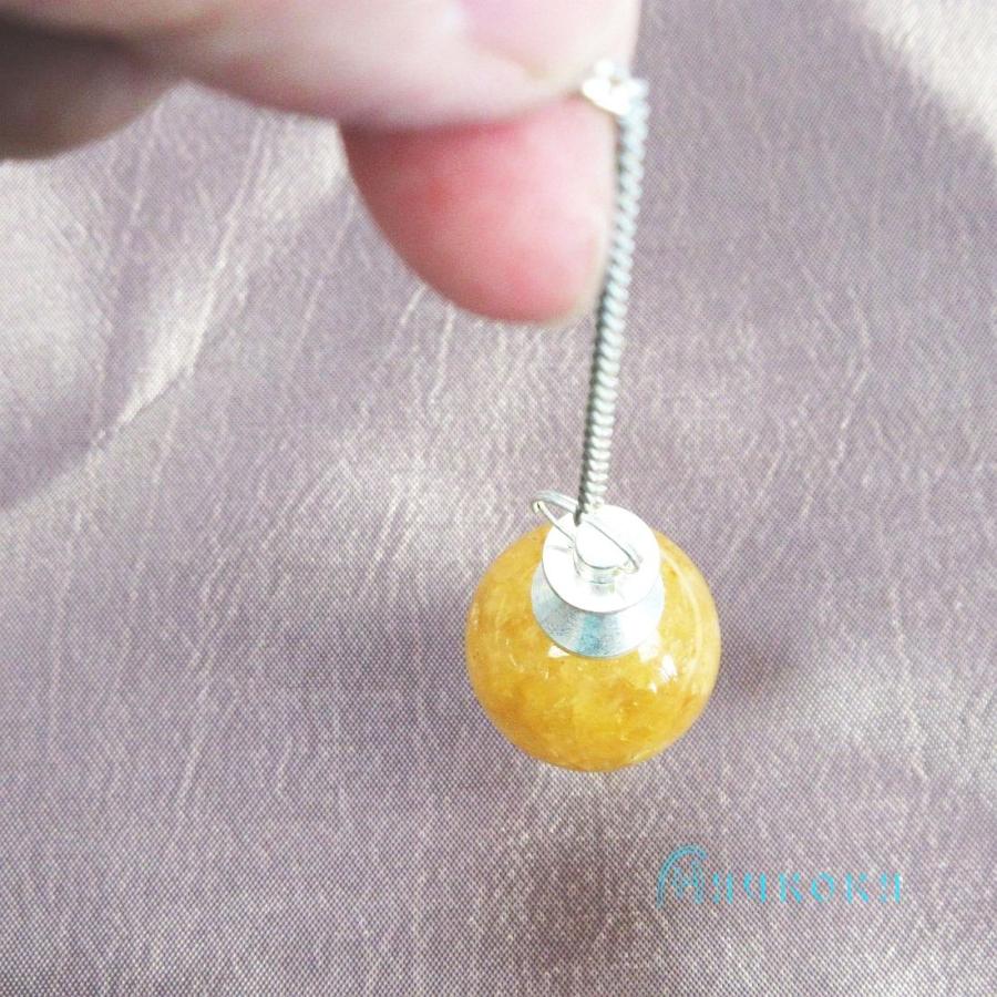 イエローアゲートペンジュラム（ポイント）　フーチ　振り子　占い　リーディング　ペンデュラム |  | 03