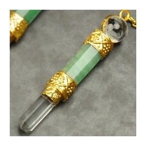 アヴェンチュリンペンジュラム（ゴールド）　フーチ　振り子　占い　リーディング　ペンデュラム | 