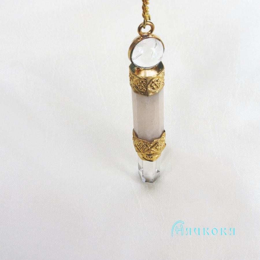 ホワイトアゲートペンジュラム（ゴールド）　フーチ　振り子　占い　リーディング　ペンデュラム |  | 02