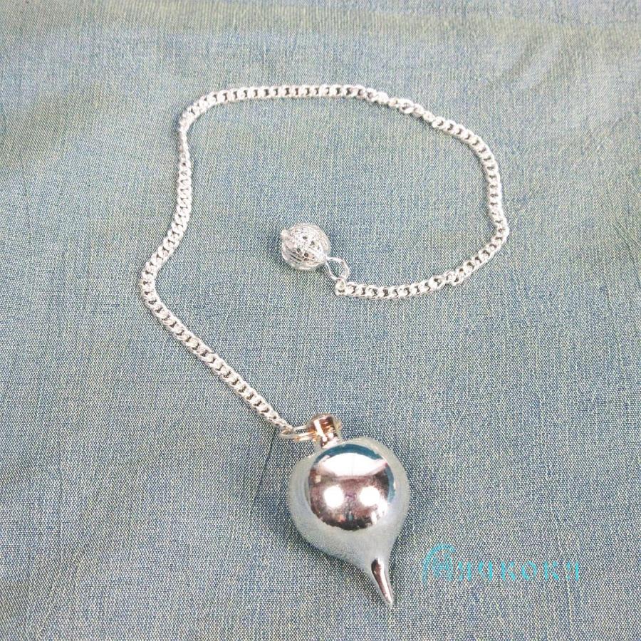 ステンレス製メタルペンジュラム（カブ型）　フーチ　振り子　占い　リーディング　ペンデュラム |  | 02