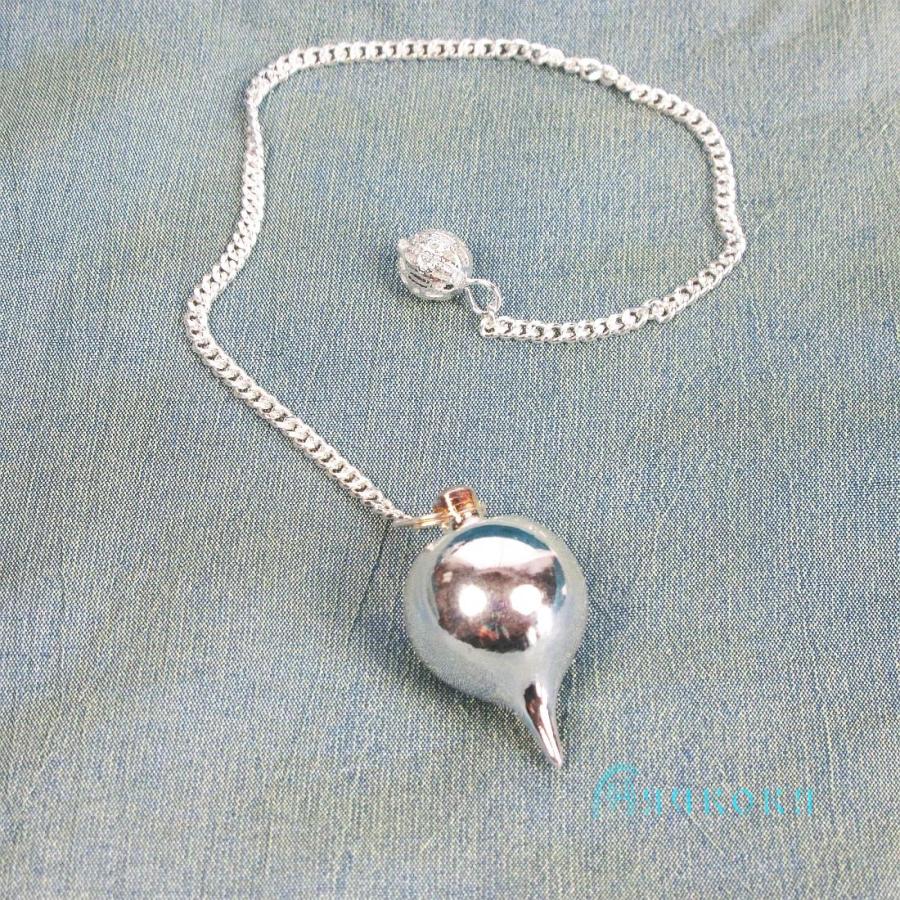 ステンレス製メタルペンジュラム（カブ型）　フーチ　振り子　占い　リーディング　ペンデュラム |  | 03