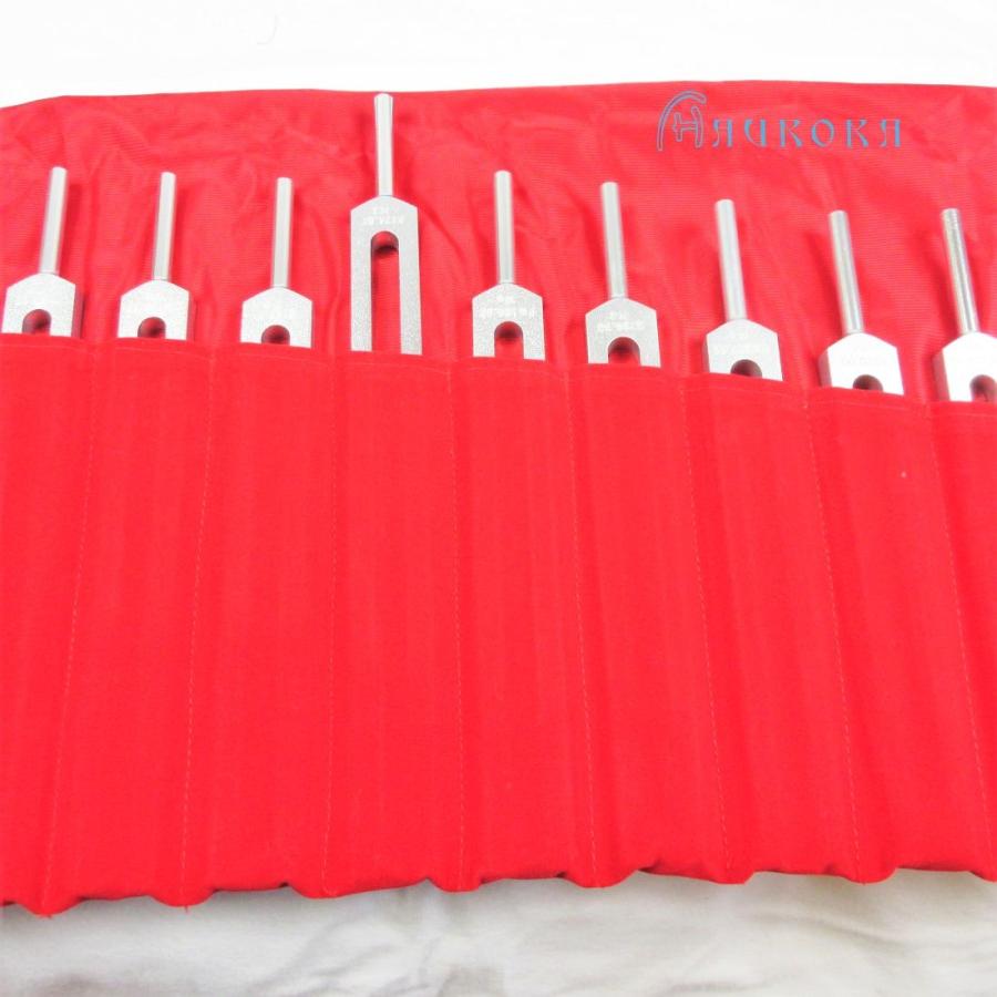 チャクラバランシングチューナー（ヒーリング音叉）12本フルセット