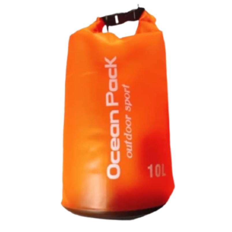Ocean Pack 半透明 ドライバッグ 10Lタイプ グリーン 携帯電話 本 地図