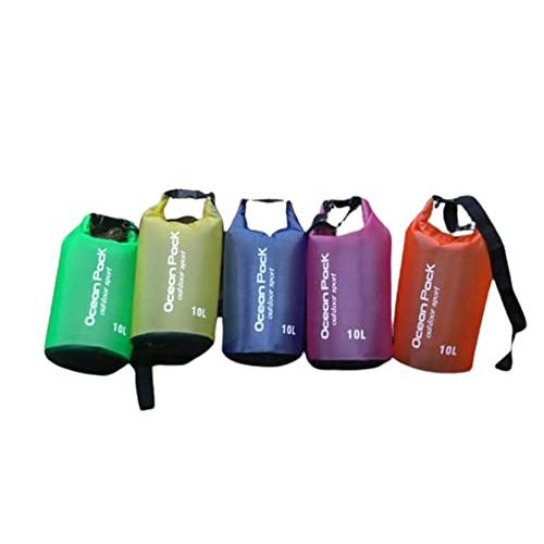 Ocean Pack 半透明 ドライバッグ 10Lタイプ グリーン 携帯電話 本 地図