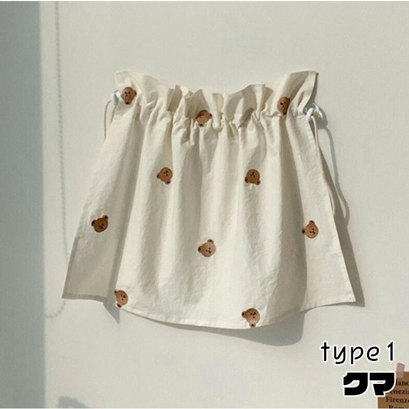 カーテン小窓のラウンドポーチS⭐︎いたずらBABYくまちゃん 即納/BABY>くまさんポーチ | SQUSQU