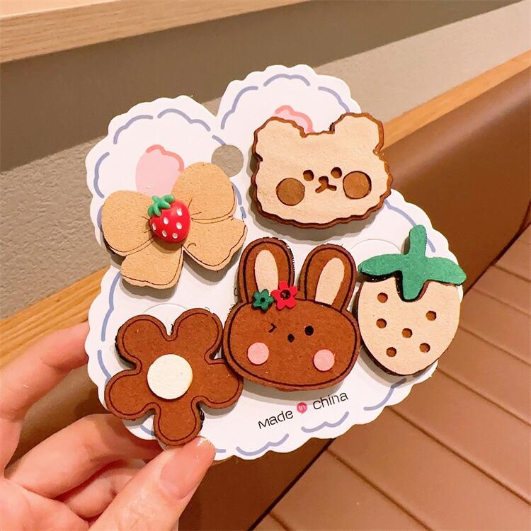 ヘアピン キッズ マジックテープ 子供 ベビー 赤ちゃん ヘア