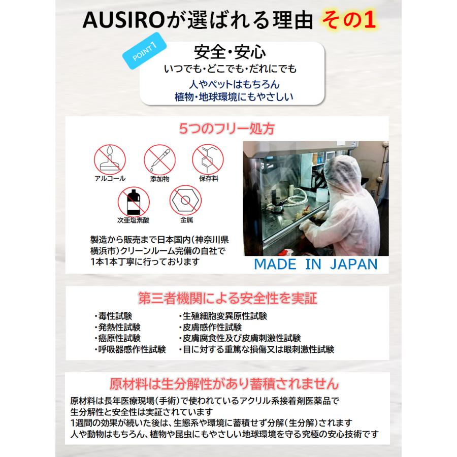 抗菌スプレー AUSIRO miniplus 30ml × 2本 ナノカム オウシロ 除菌スプレー 消臭スプレー 消臭剤 アロマ ウイルス対策 携帯 防災グッズ 消毒スプレー 持ち運び |  | 05