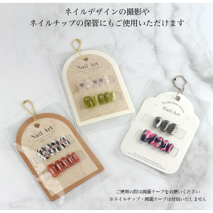 ネイルチップ 台紙 アクリルプレート 保管 ネイル用品 ディスプレイ