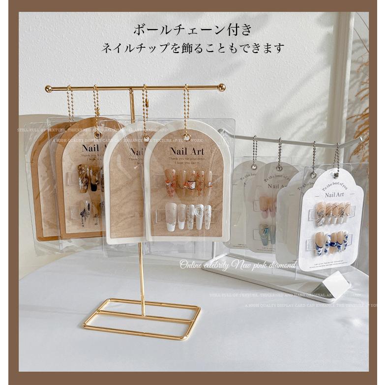 ネイルチップ 台紙 アクリルプレート 保管 ネイル用品 ディスプレイ