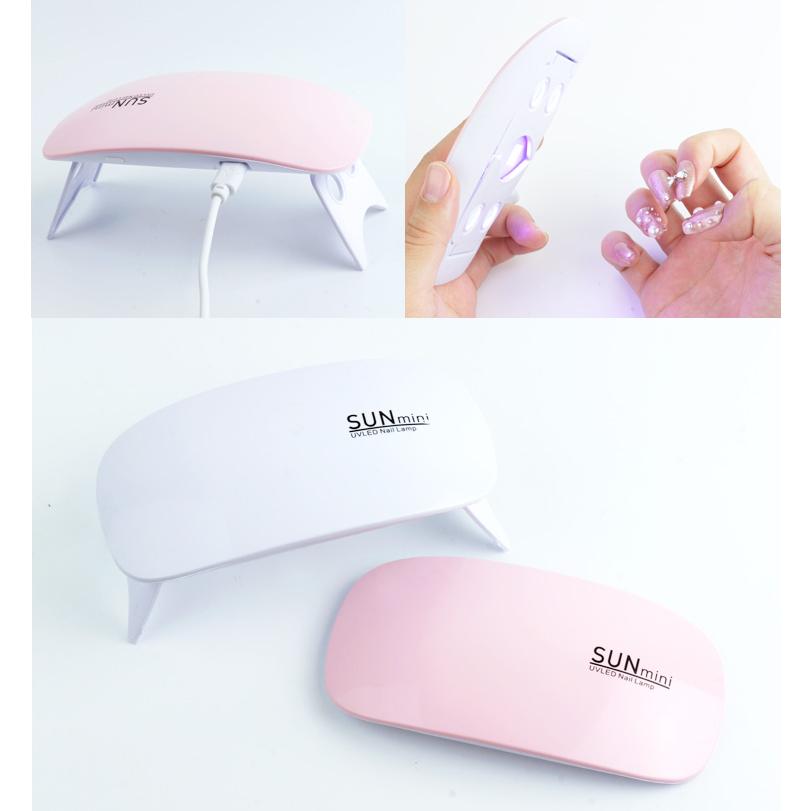 ネイル LEDライト UVライト ジェルネイルライト USB給電式 レジン