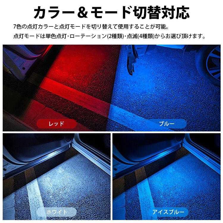 ☆ アウディ適用/対応 LEDカーテシーランプ ラゲッジコ ブルー 2個 340 Amazon | LEDカーテシーランプ フットランプ トランク内ライト