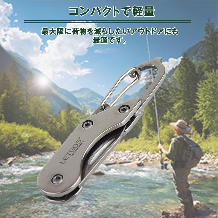 マルチツールナイフ ステンレス 小型 折りたたみナイフ 多機能