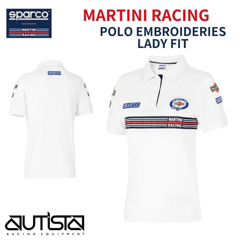 sparco Sparco MARTINI RACING POLO EMBROIDERIES LADY FIT スパルコ