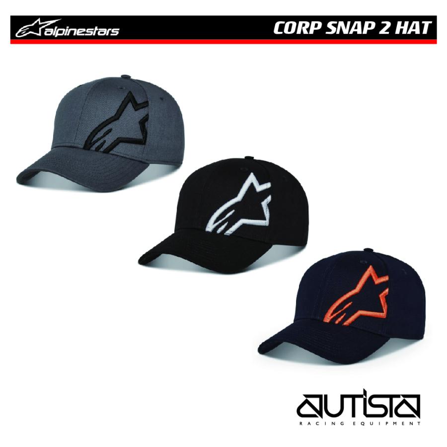 アルパインスターズ（alpinestars） キャップ CORP SNAP 2 HAT 帽子