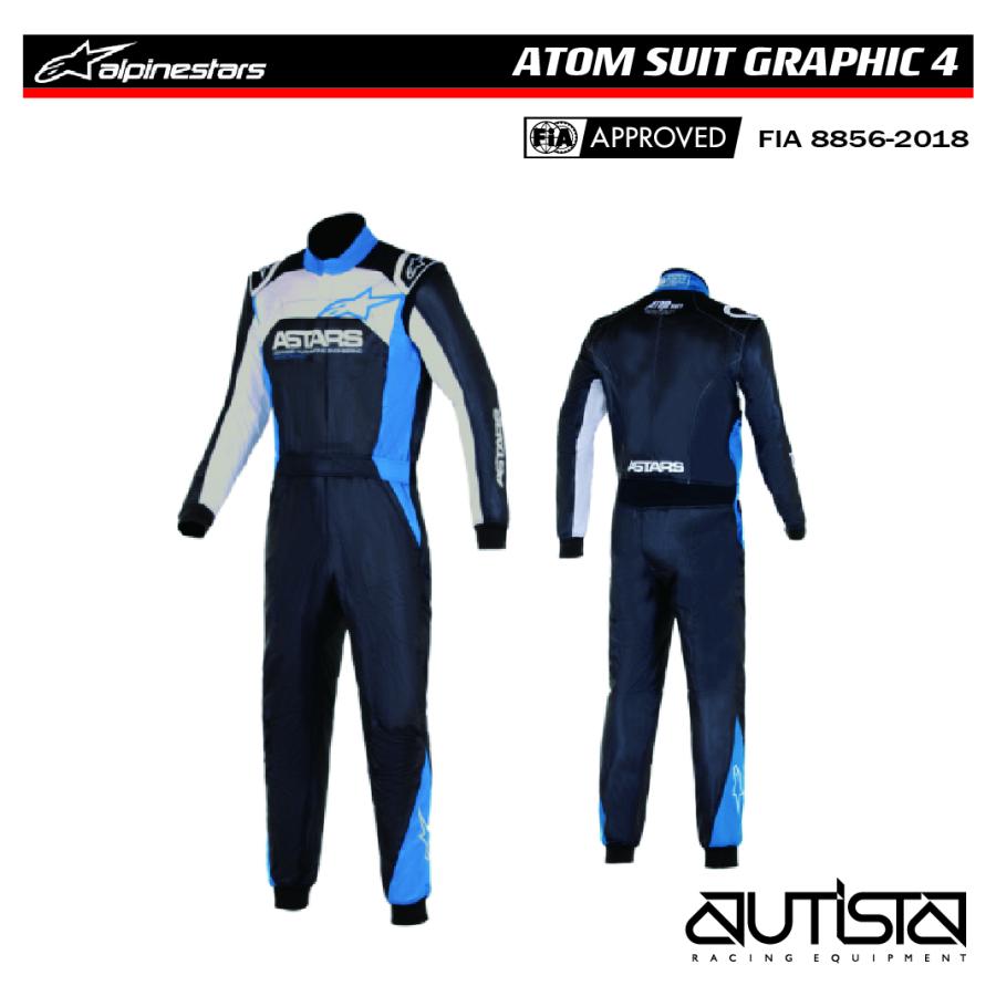 アルパインスターズ4輪用レーシングスーツ ATOM SUIT 46サイズ 楽天