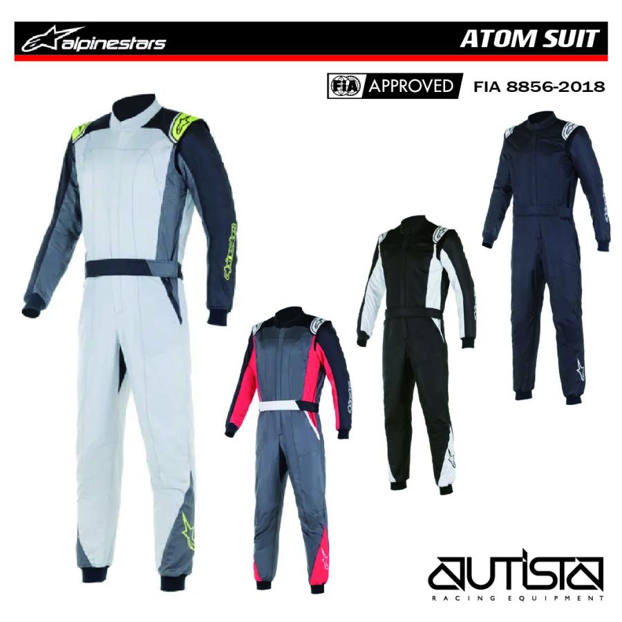 アルパインスターズ レーシングスーツ ATOM SUIT アトム FIA8856-2018 