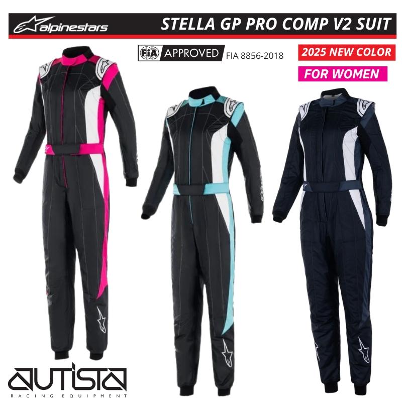 アルパインスターズ　レーシングスーツ　STELLA GP PRO　レディース Women Stella GP Pro Comp - BLACK AUTO Suits | Alpinestars