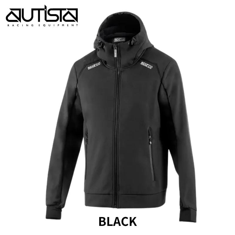 Sparco フーディー ソフトシェル ジャケット SL HOODED SOFTSHELL スパルコ エスエル フーディー ソフトシェル チームウェア 2025年NEWモデル_1