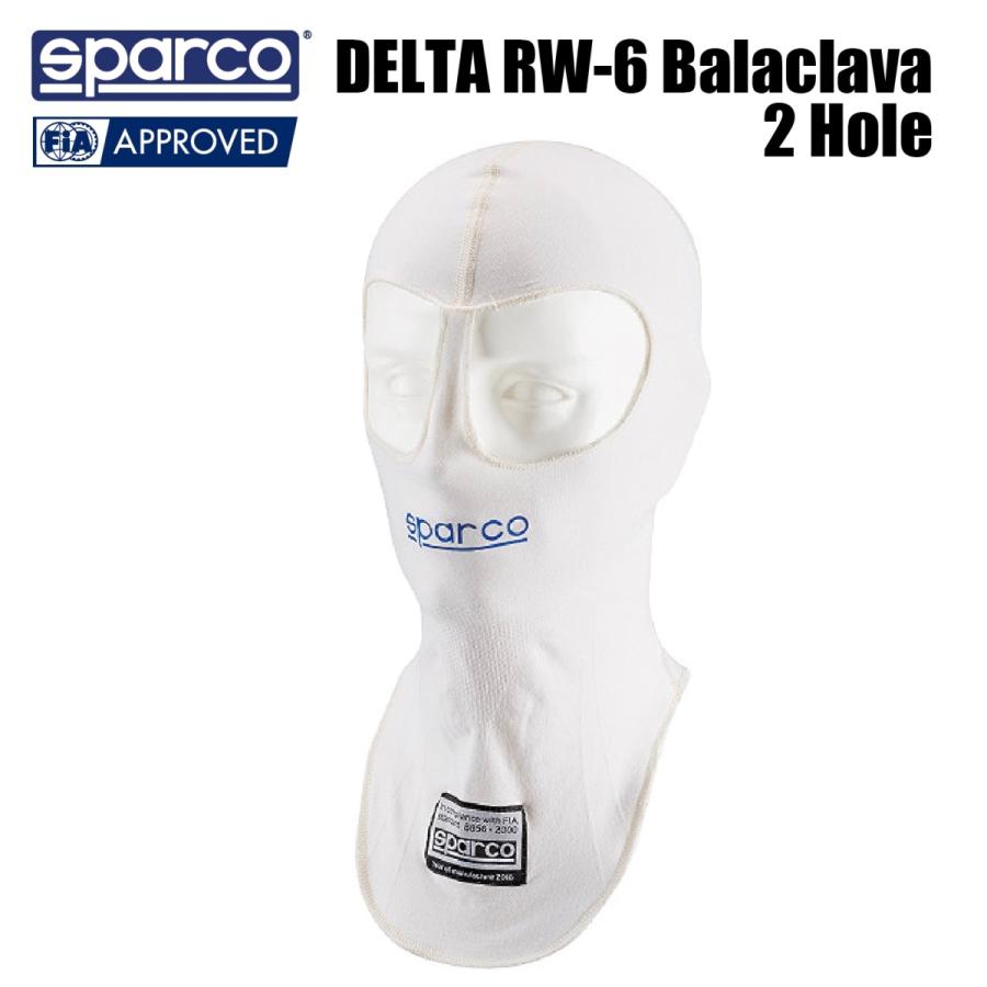 sparco フェイスマスク スパルコ DELTA RW-6 BALACLAVA 2HOLE FIA公認