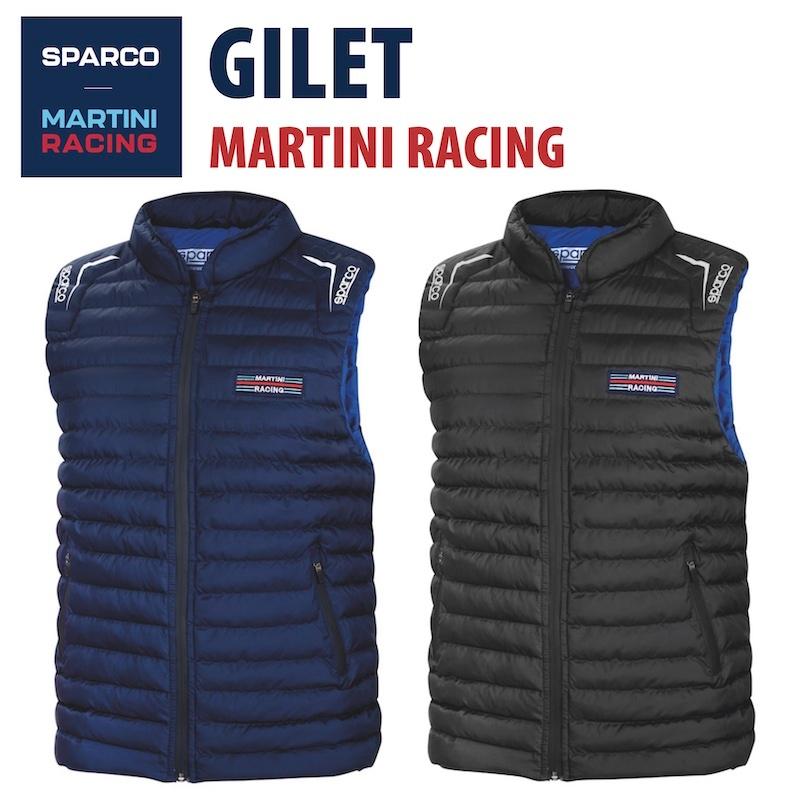 Sparco 正規取扱店 MARTINI RACING GILET スパルコ マルティニ アウター ジレット レーシング レーシングウェア ベスト 超格安価格