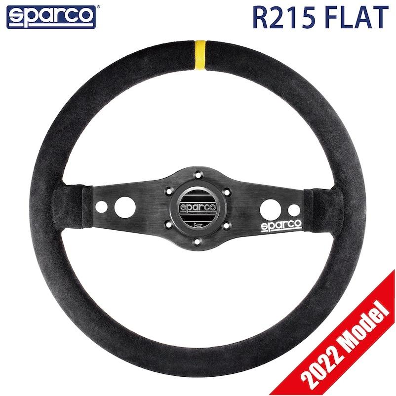 sparco スパルコ ステアリングホイール R215 FLAT レザー 2022年モデル