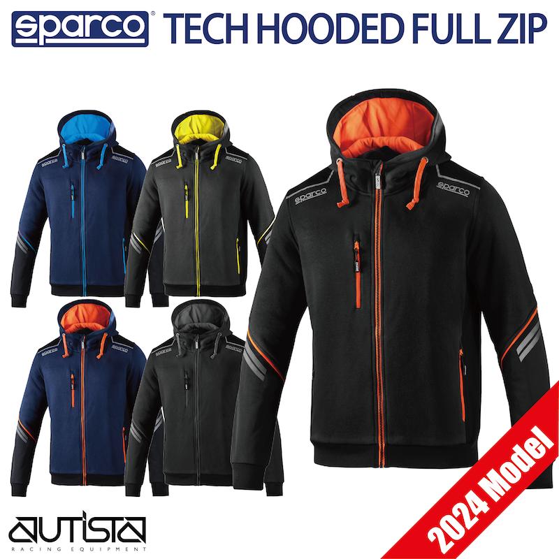 sparco スパルコ ジャケット TECH HOODED FULL ZIP 2024年新色追加