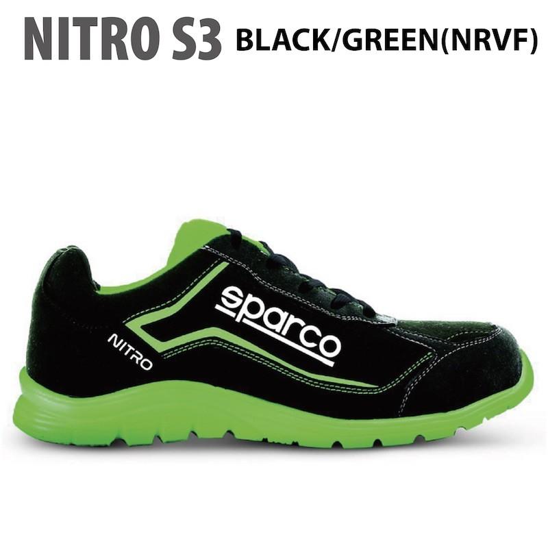スパルコ　TEAM　WORK　S3　ニトロ　メカニックシューズ　安全靴　おしゃれ　NITRO　チームワーク　撥水　整備