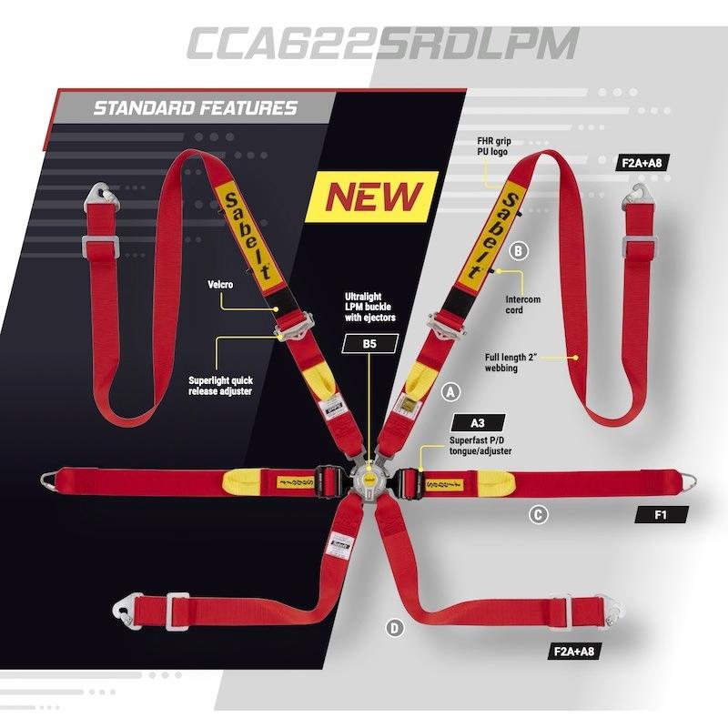 sabelt（サベルト） 【SALE】sabelt CCA622LPM ハーネス 6点式シート