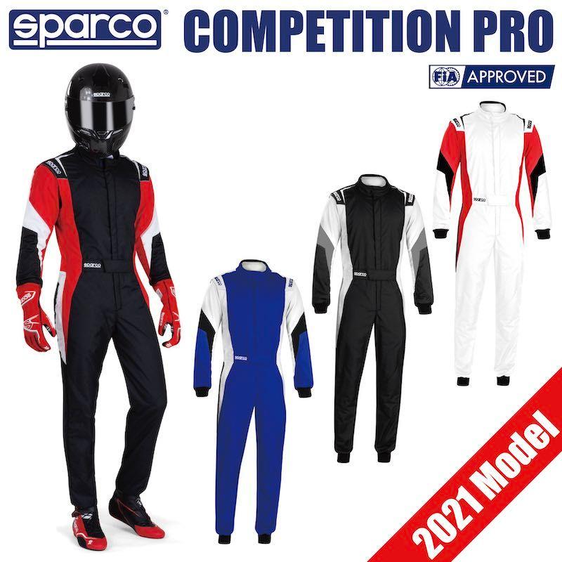 スパルコ レーシングスーツ レーシングウェア COMPETITION PRO FIA公認 コンペティション プロ 4輪 走行会 レーシングスーツ