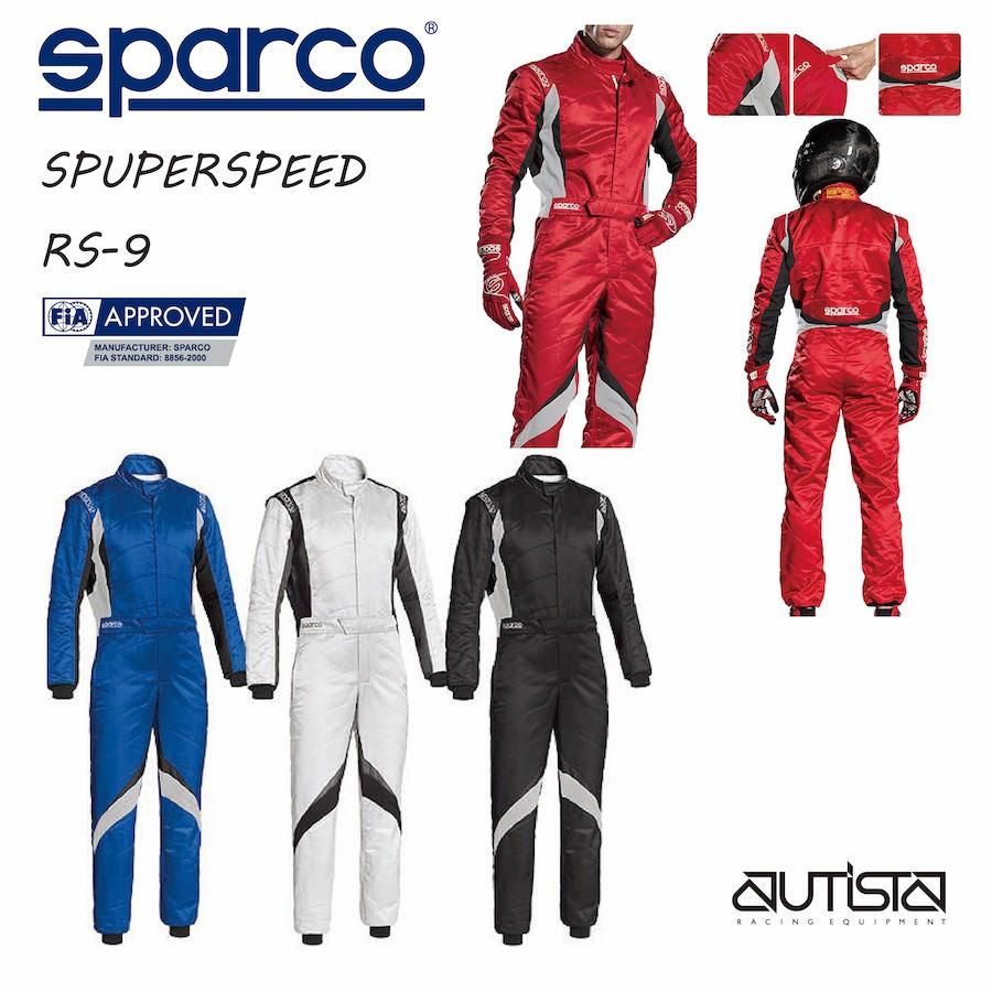 スパルコ レーシングスーツ SUPERSPEED RS-9 FIA公認 4輪 走行会