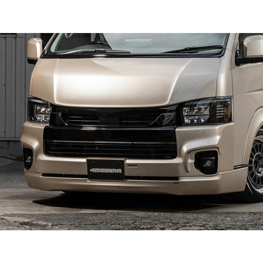 ハイエース２００系415コブラナロー、クリーンルック３Fスポイラー070仕上げ済 ハイエース200系415コブラナロー、クリーンルック3F