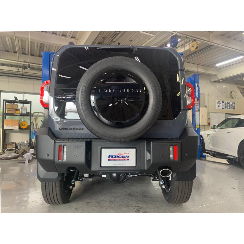 5ZIGEN マフラーカッター 119x84 オーバル ランドクルーザーFJ TRJ240W