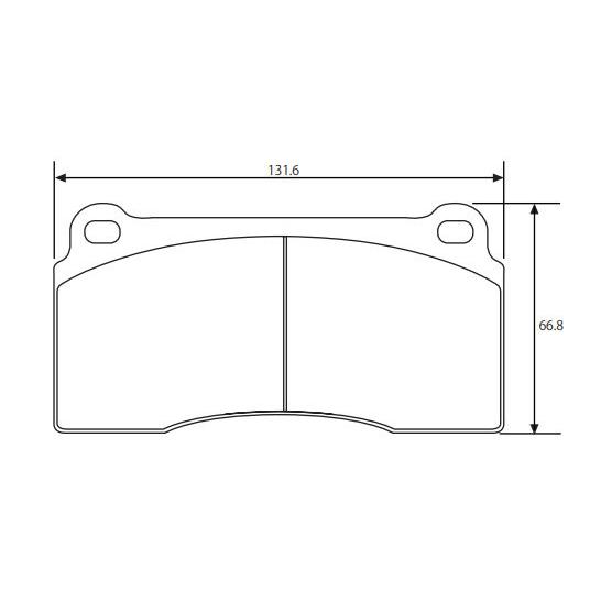 ACRE（アクレ） カスタムキャリパー用 ブレーキパッド リアル