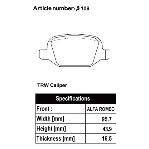 受発注 ACRE アクレ ブレーキパッド PC3200 前後セット アルファロメオ